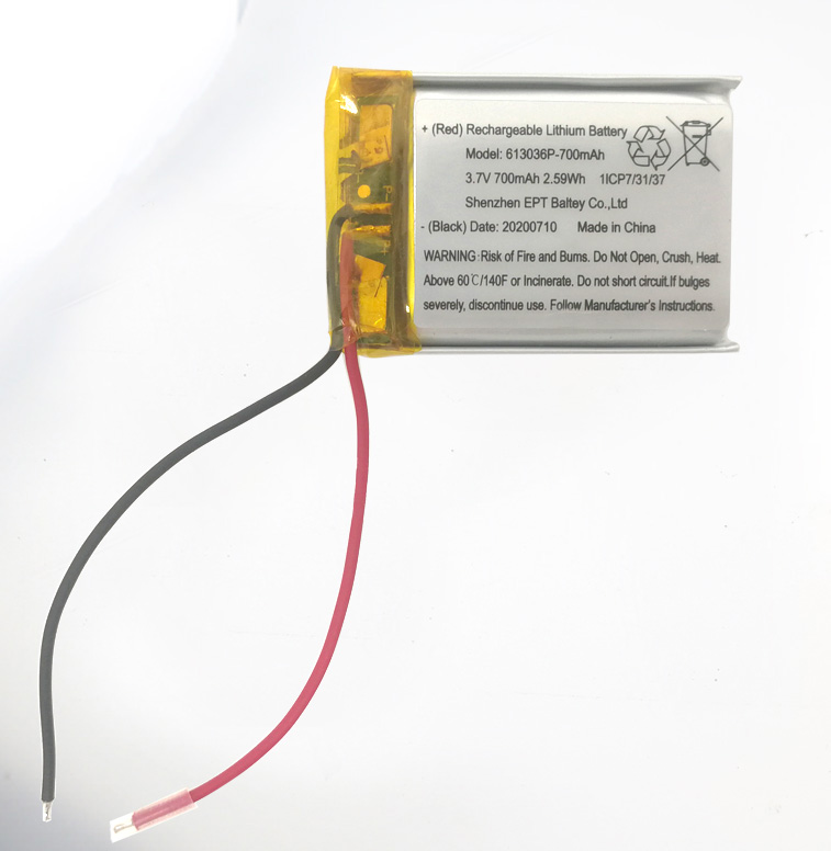 3.7V 862535P 700mAh 按摩棒聚合物鋰電池 3.7V 862535P 700mAh 按摩棒聚合物鋰電池