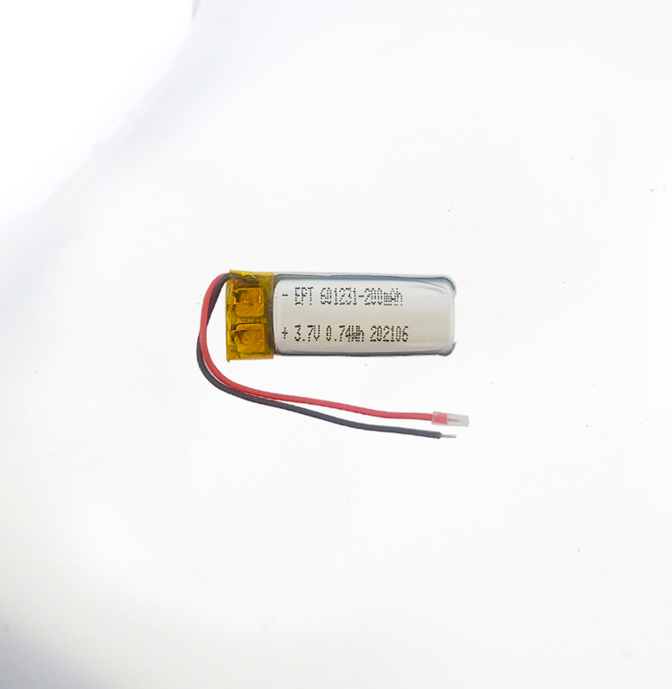 3.7V 601231 200mAh 耳機聚合物鋰電池 3.7V 601231 200mAh 耳機聚合物鋰電池
